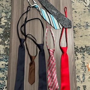 Kids zip up Ties